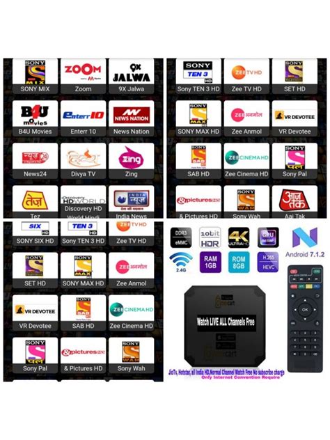 tv boxes with all channels